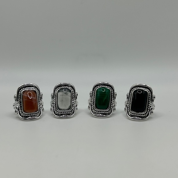 Silver & Stone Rings - Picture 3 of 15